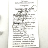 Siberian Gold Quartz Angelic Star Necklace- Paul Jensen Signature Collection