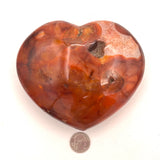 5” Carnelian Heart- Medium