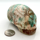 Amazonite Skull