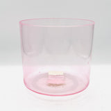 6" G-15 Pink Aura Gold 134841 Crystal Tones Singing Bowl
