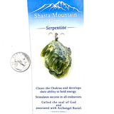 Mount Shasta Serpentine Pendants