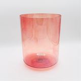 6" G-15 Rose Quartz White Light Aura Gold 107917 Crystal Tones Bowl