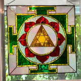 Ganesh Yantra Stained Glass