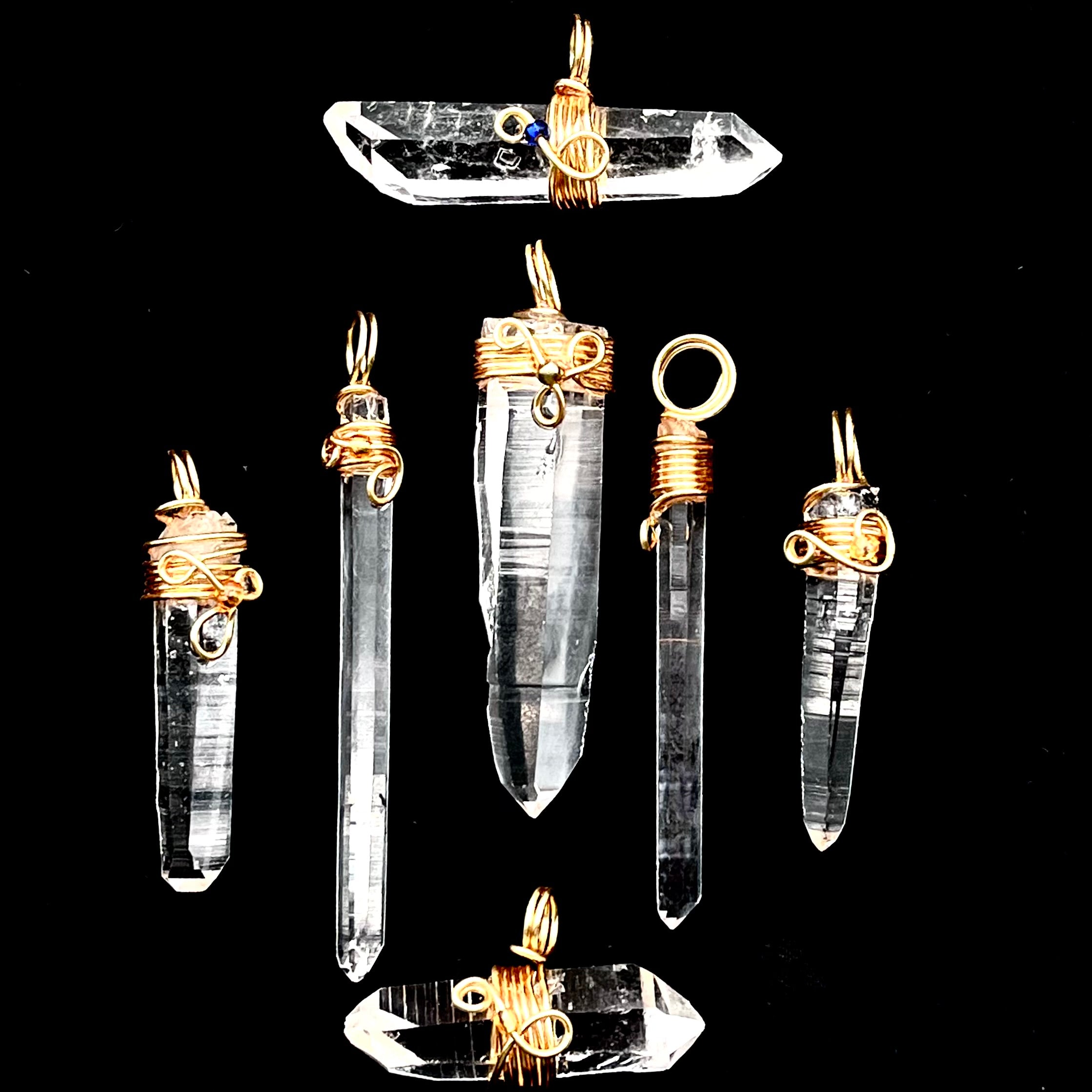 Columbian Lemurian Seed Pendants
