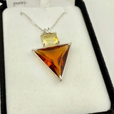 Siberian Gold Quartz Angelic Star w/ Golden Beryl Necklace- Paul Jensen Signature Collection