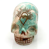 Amazonite Skull