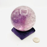 3 1/2" Rainbow Amethyst Sphere