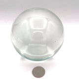 4” Crystal Clear Quartz Sphere (Flat Bottom)