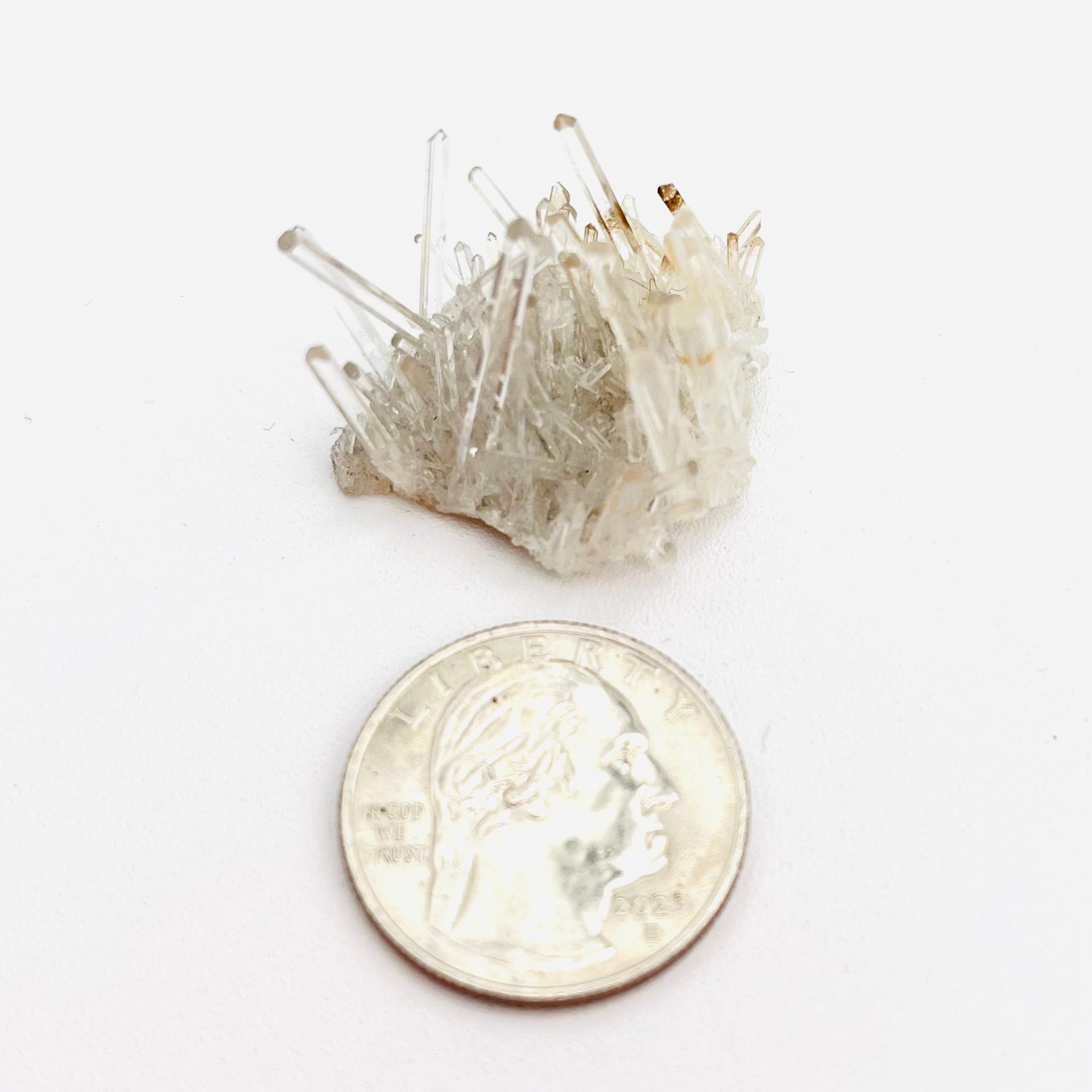 Small Needlepoint Columbian Lemurian Cluster