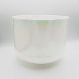 10" F#-10 Mother of Platinum Frosted Inside 134390 Crystal Tones Bowl