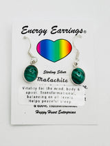 Malachite Energy Earrings