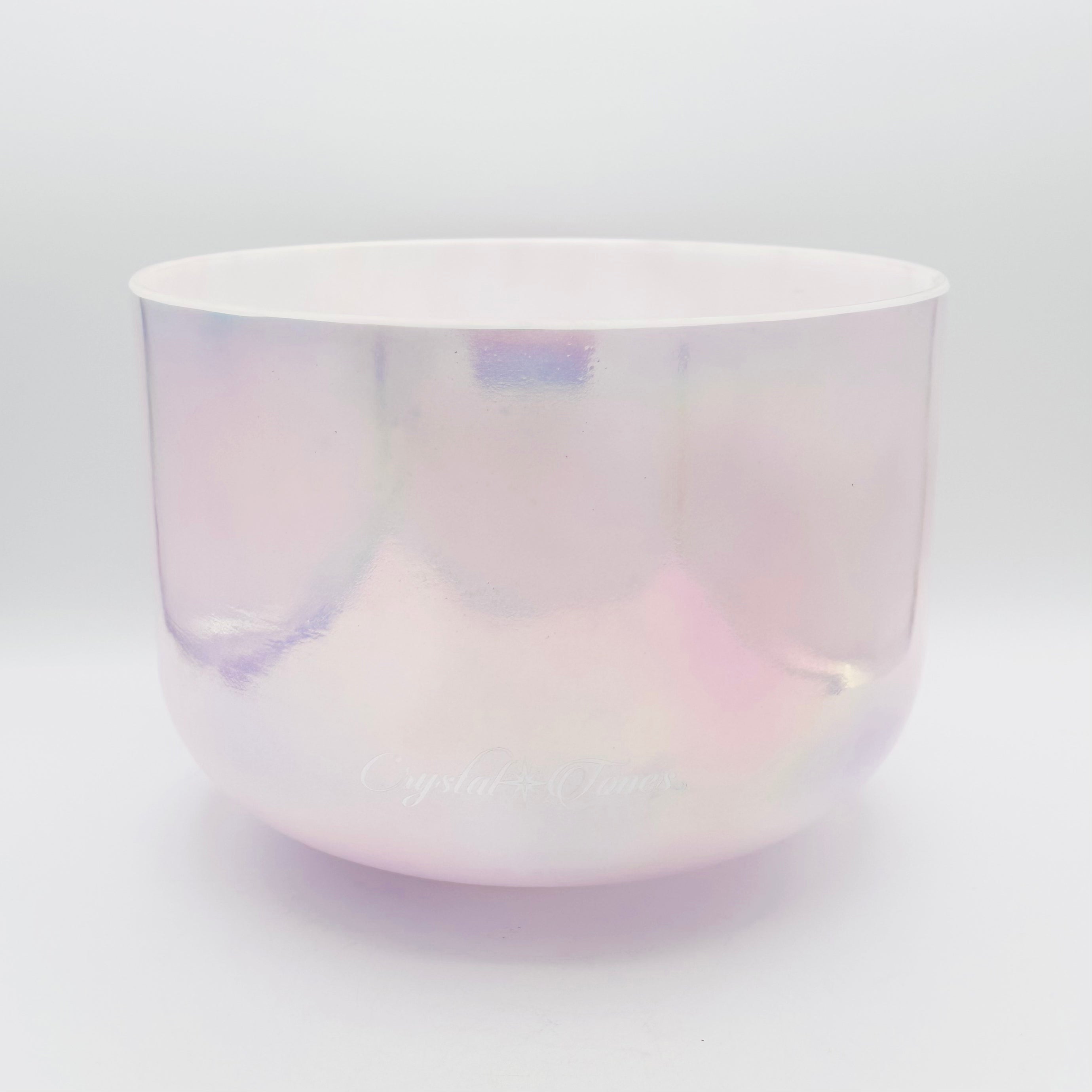 10" C-45 St. Germain Sky Frosted Inside 138459 Crystal Tones Bowl