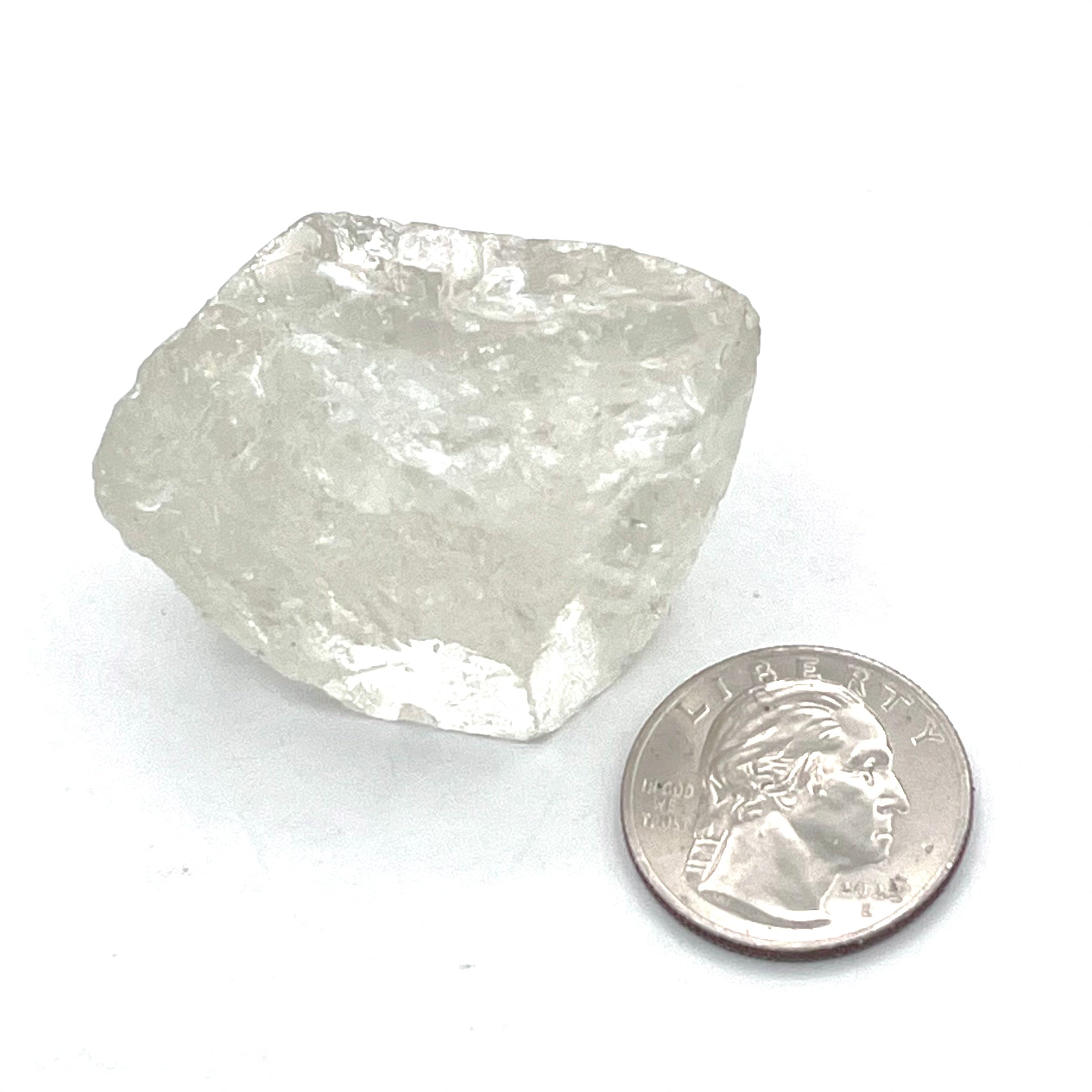 Exquisite Pure Beryl Ice Crystal Druzy Point Rainbow