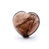 Dark Smoky Quartz Mini Hearts