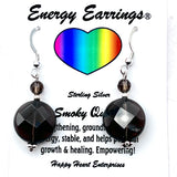 Smoky Quartz Energy Earrings