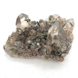 Smoky Quartz Cluster with Epidote