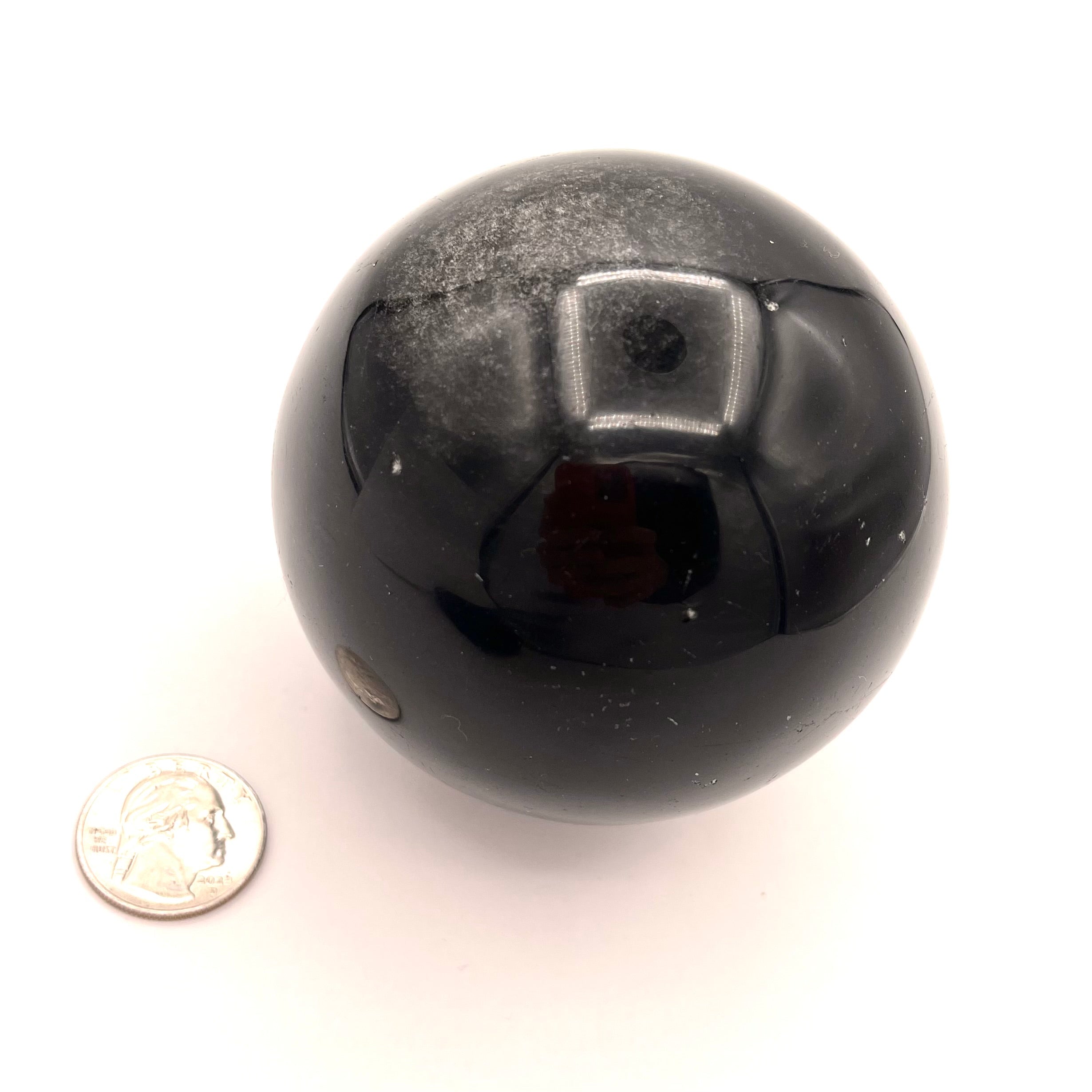 Silver Sheen Obsidian Sphere