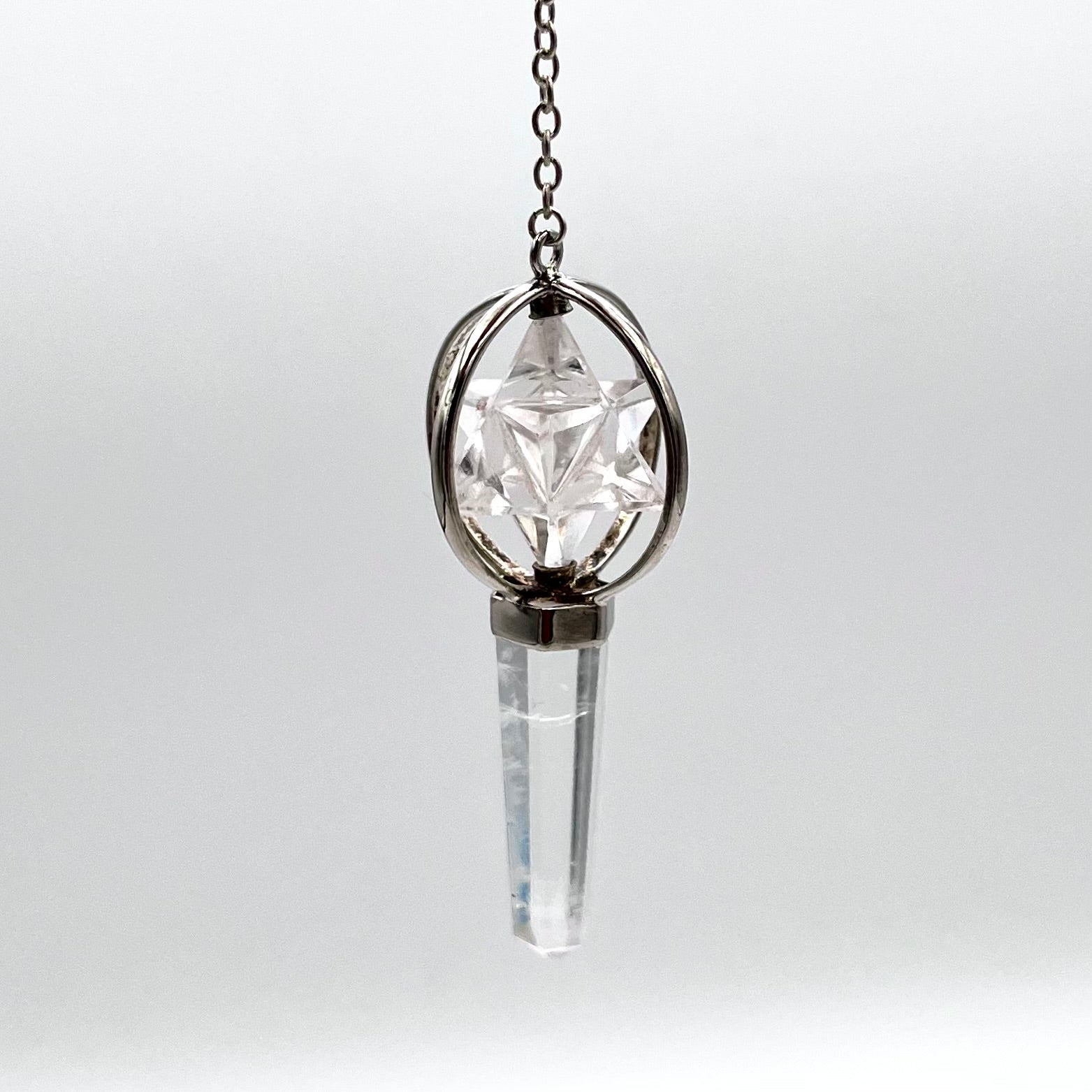 Quartz Merkaba Pendulum