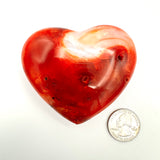 Carnelian Heart Stone