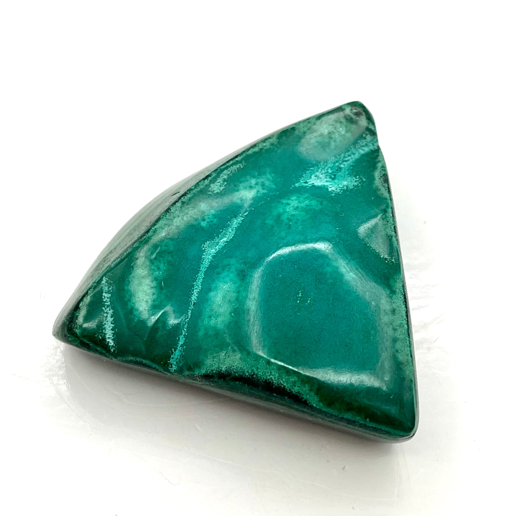 Polished Chrysocholla w/ Malachite- Congo