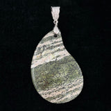 Silver Leaf Jasper Pendant