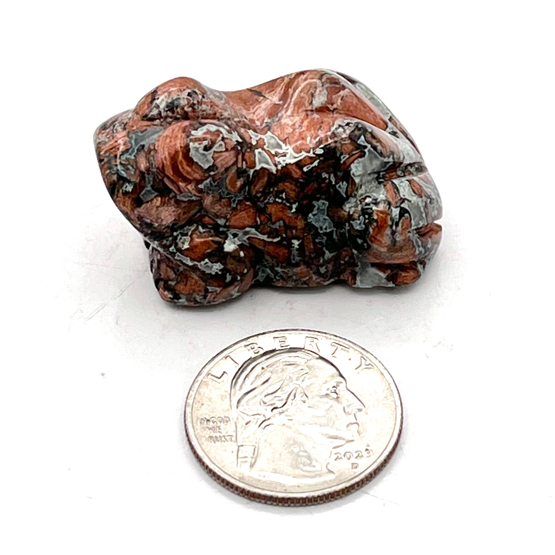 Assorted Stone Frog Animal Carvings