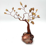 Opal Tree- Opal Base& Leaves, Copper Trunk