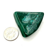 Polished Chrysocholla w/ Malachite- Congo
