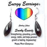 Smoky Quartz Energy Earrings