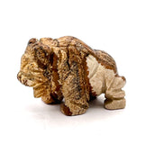 Stone Animal Bison Carving
