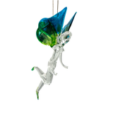 Blown Glass Fairy Ornament