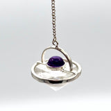 Clear Quartz w/ Amethyst Pendulum