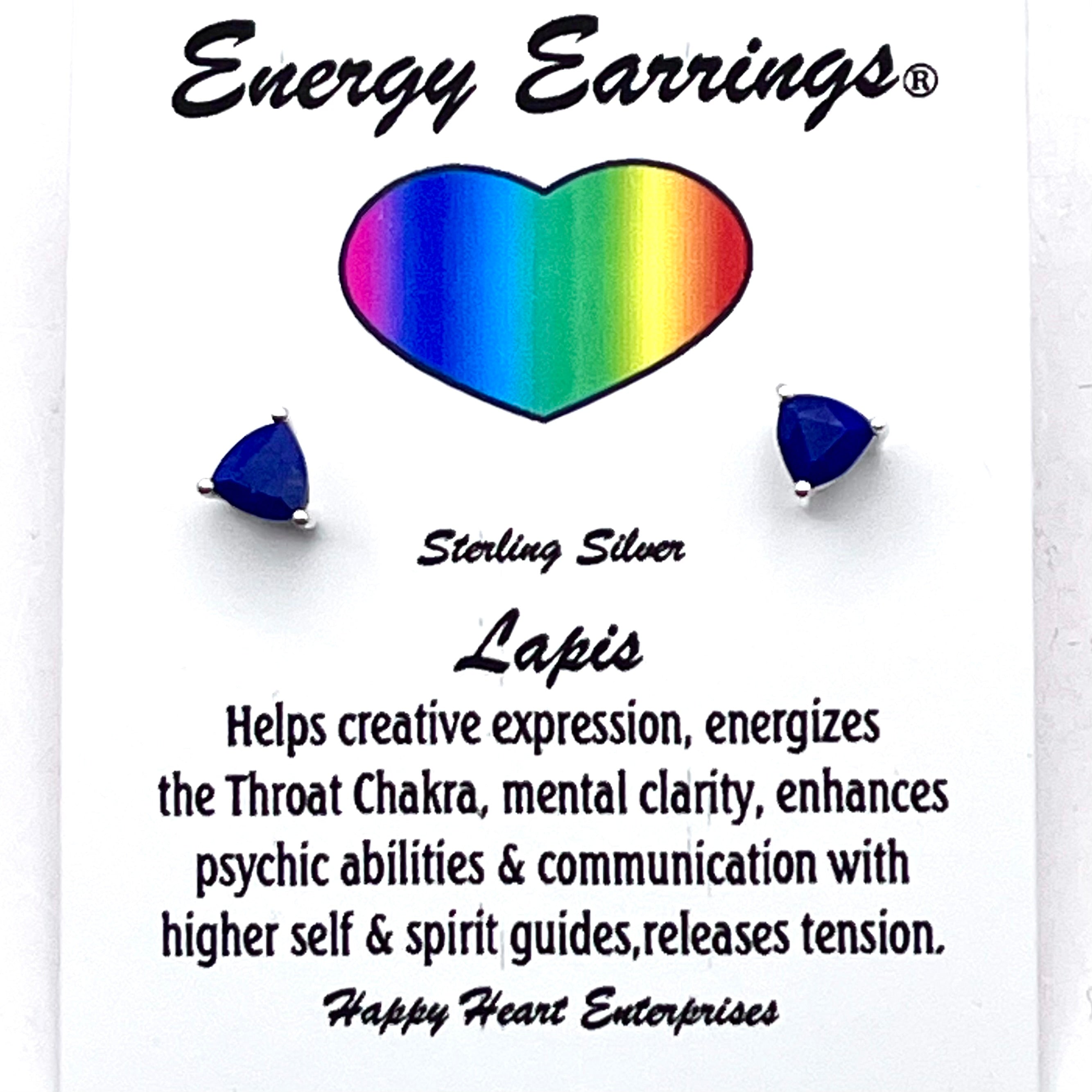 Lapis Energy Earrings