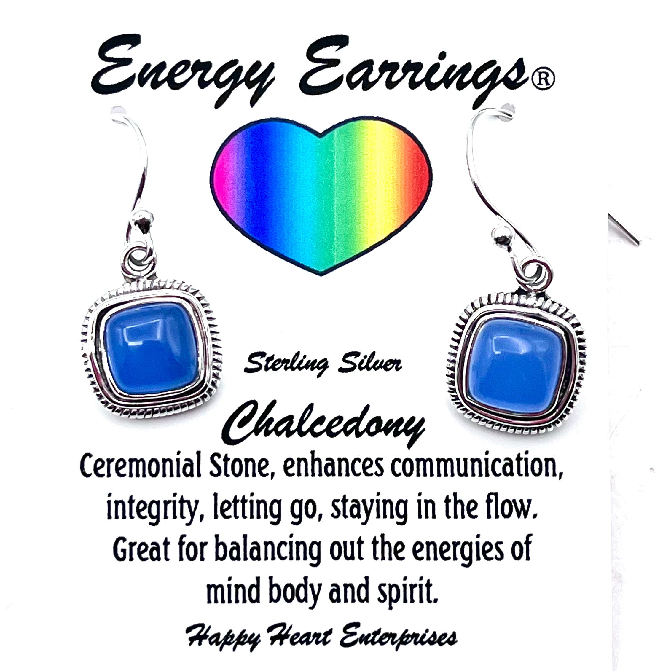 Chalcedony Energy Earrings