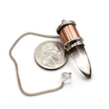 Clear Quartz & Copper Pendulum