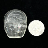 Clear Quartz Skull Palmstone
