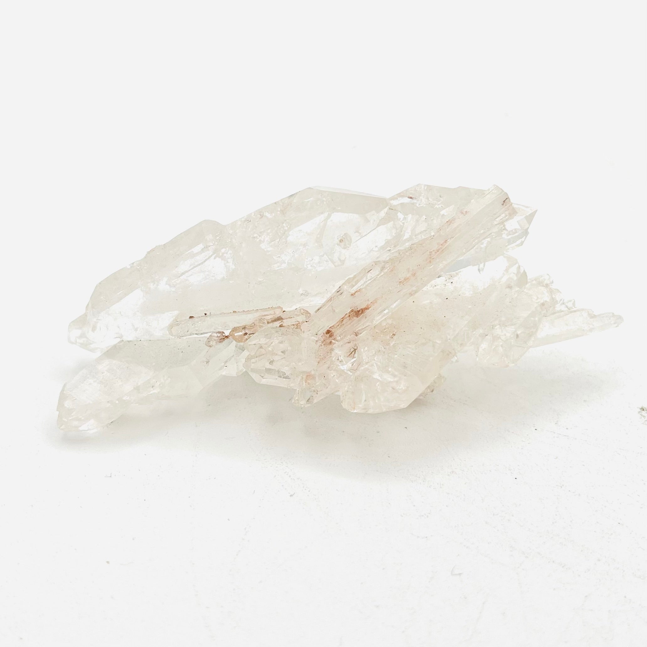 Pink Lithium Columbian Lemurian Cluster with Faden Formation