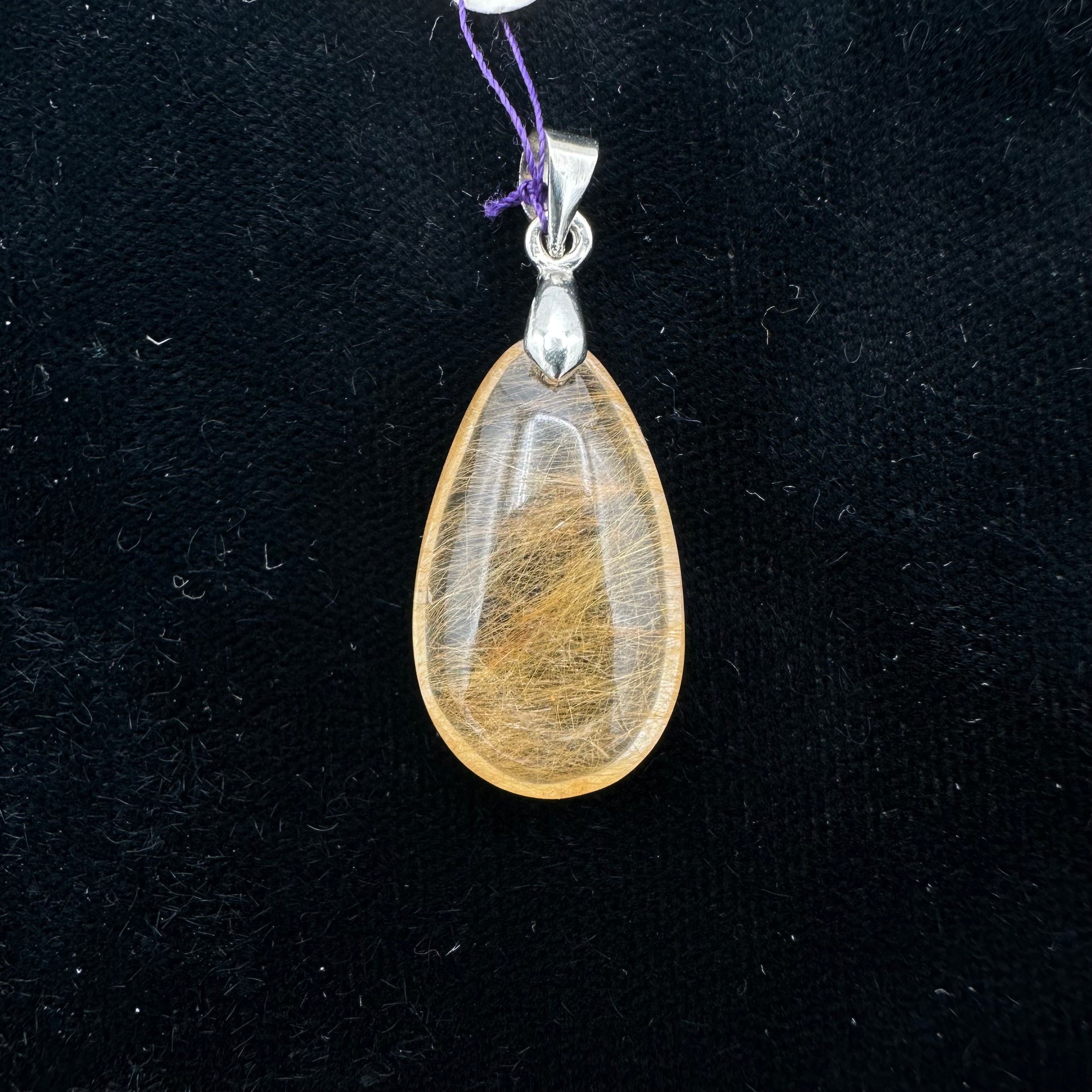 Rutilated Quartz Pendant
