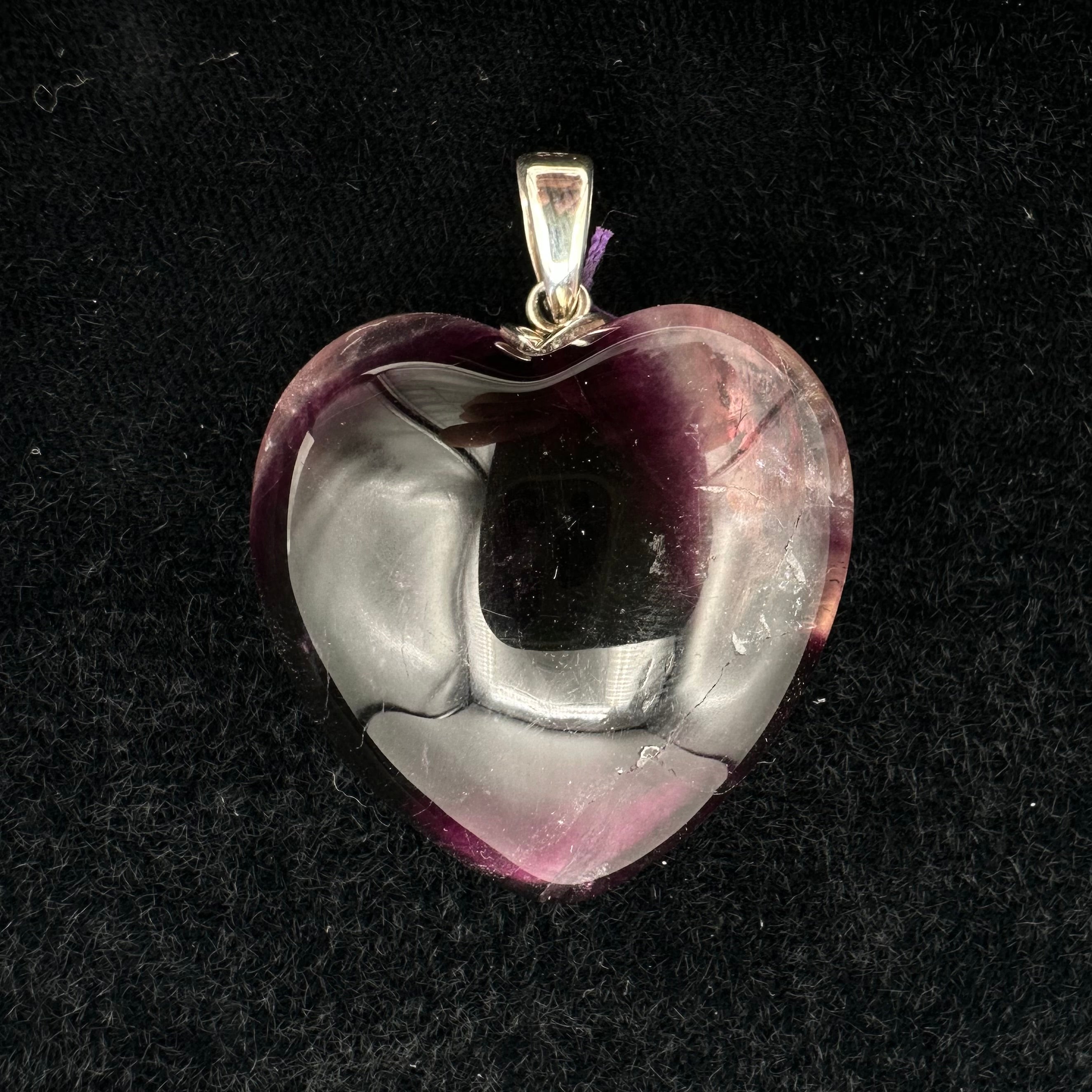 Fluorite Heart Pendant
