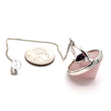 Rose Quartz w/ Garnet Pendulum