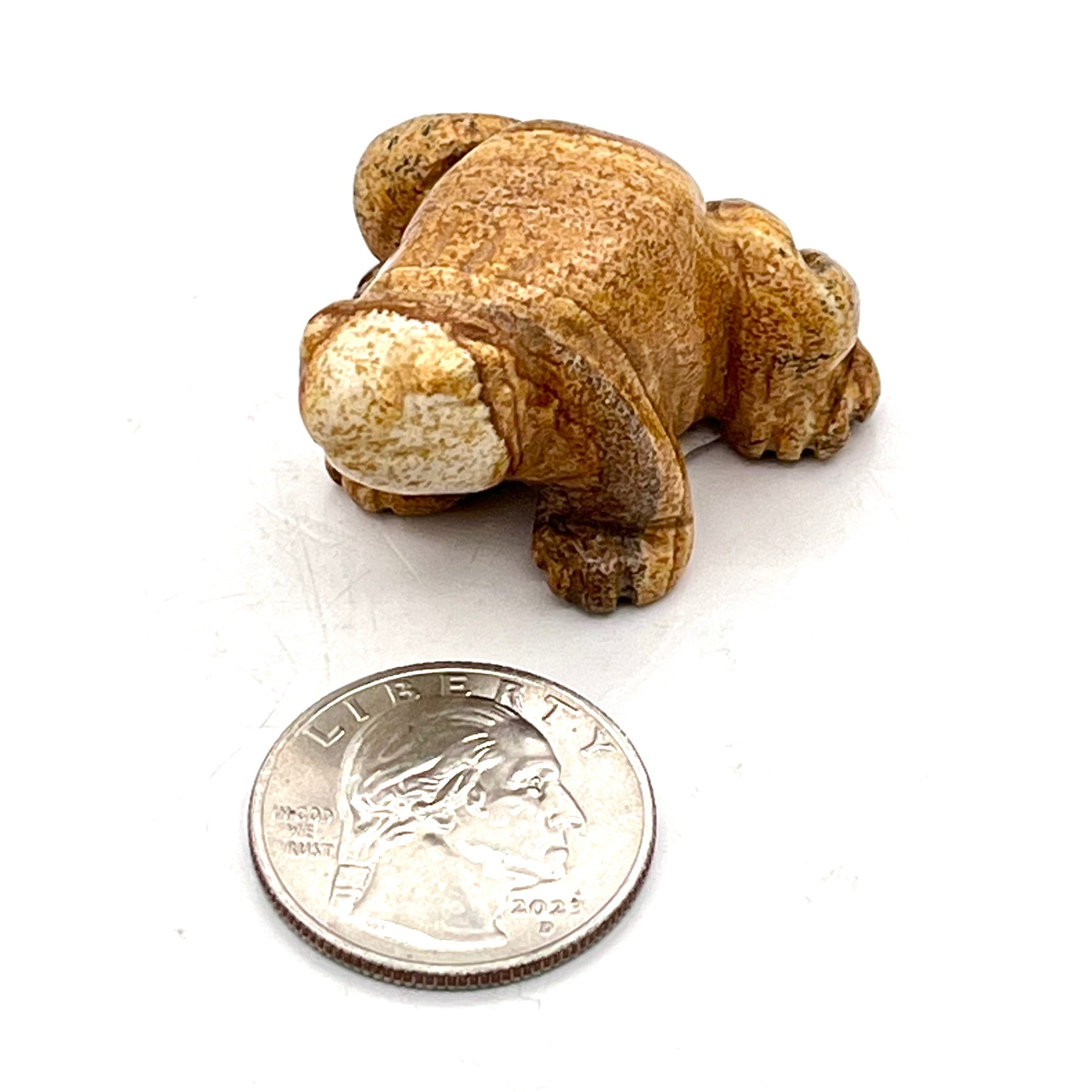 Assorted Stone Frog Animal Carvings