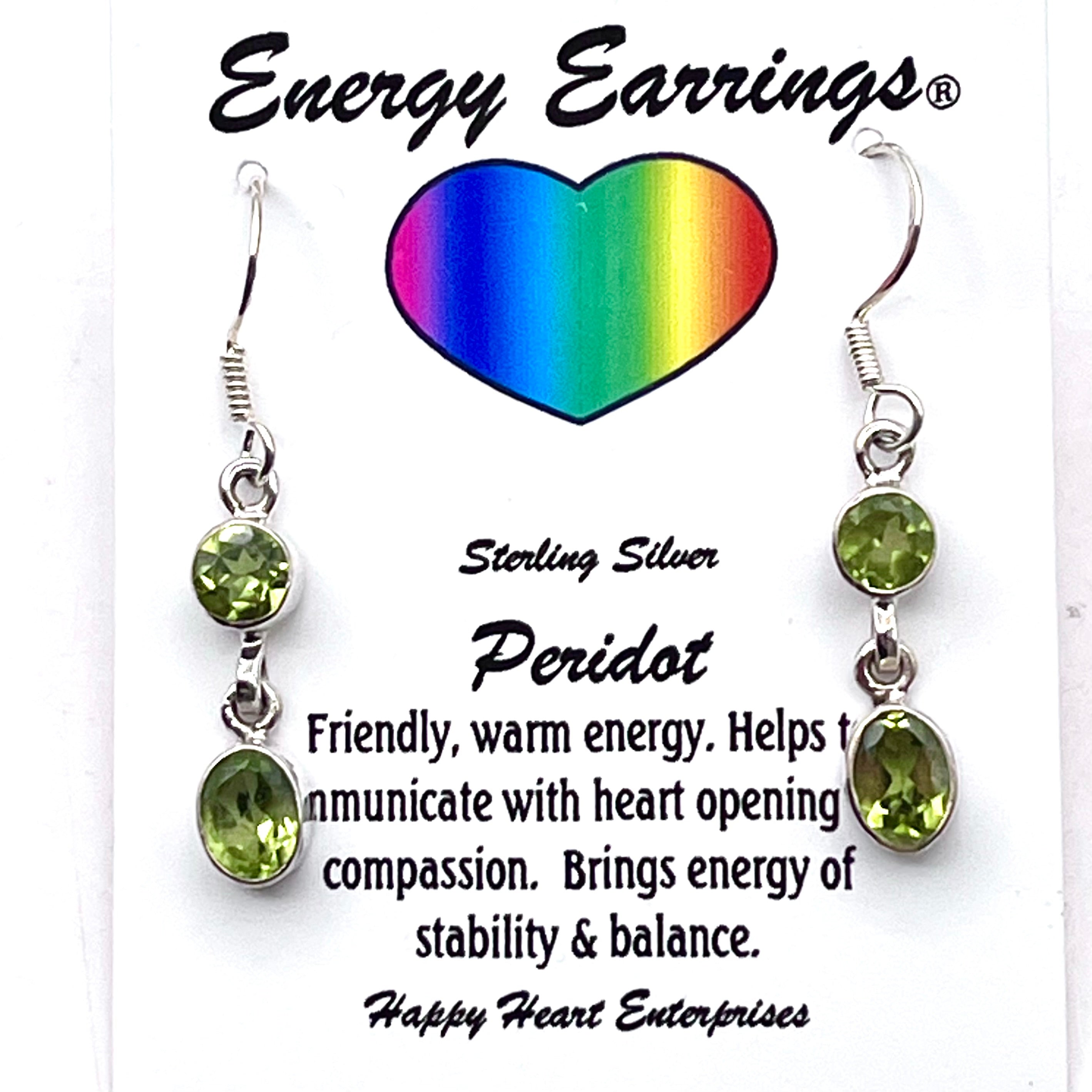 Peridot Energy Earrings