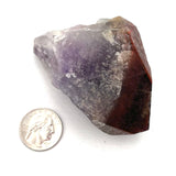 Raw Amethyst Point with Hematite