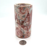 Retro Pink Onyx Vase