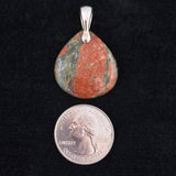 Unakite Jasper Pendant