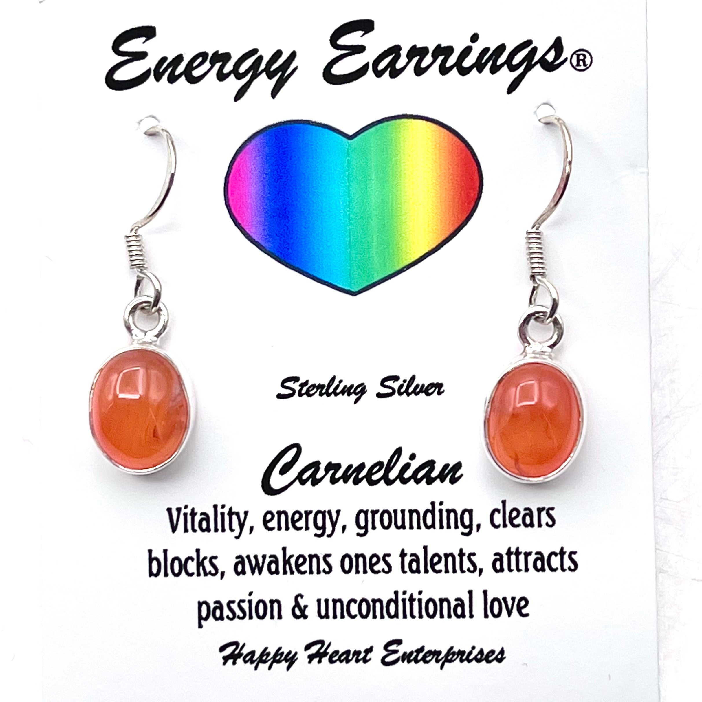 Carnelian Energy Earrings