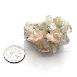 Apophyllite w/ Stilbite& Pink Chalcedony Druzy
