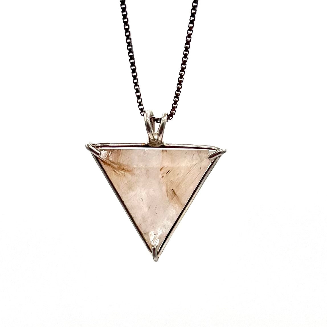 Rutilated Quartz Angelic Star Necklace- Paul Jensen Signature Collection
