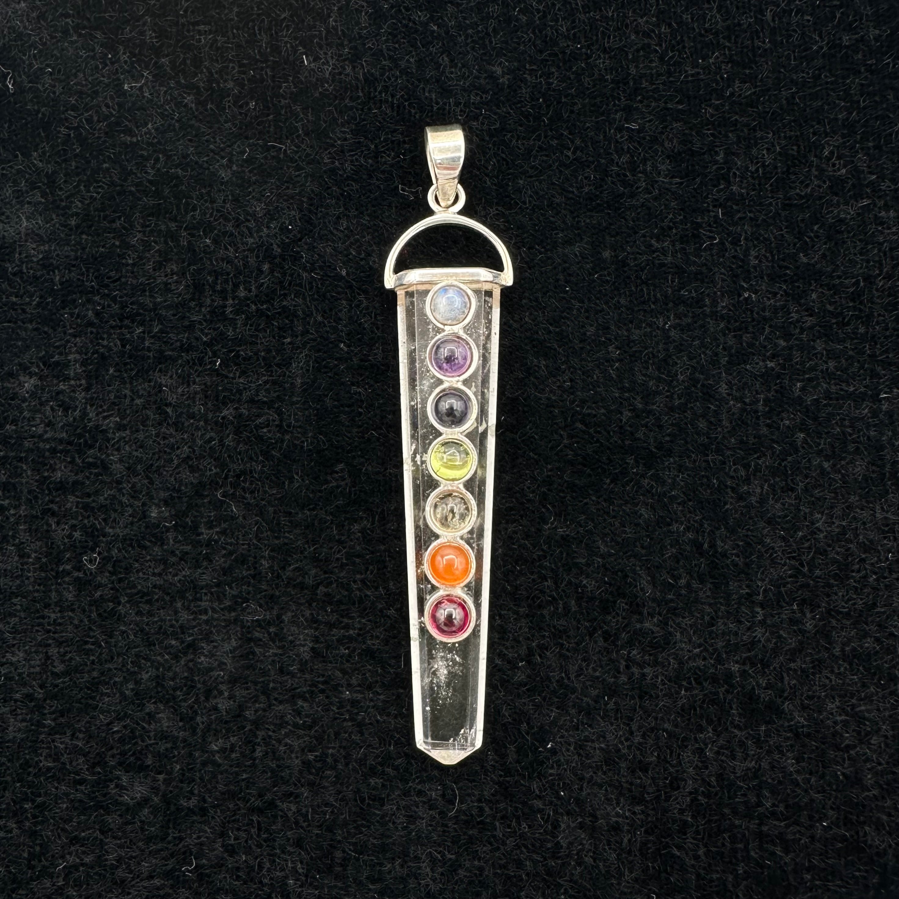 Quartz Chakra Pendant