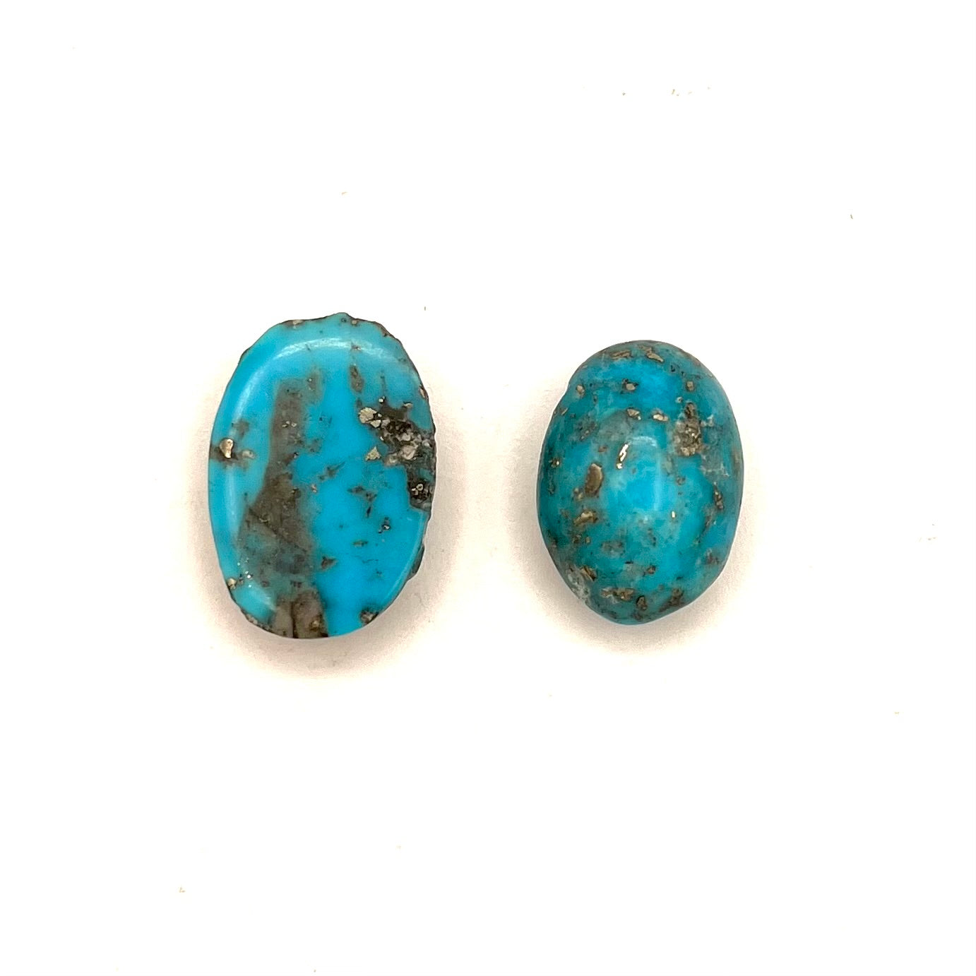 Turquoise with Pyrite Cabochons 10-13g